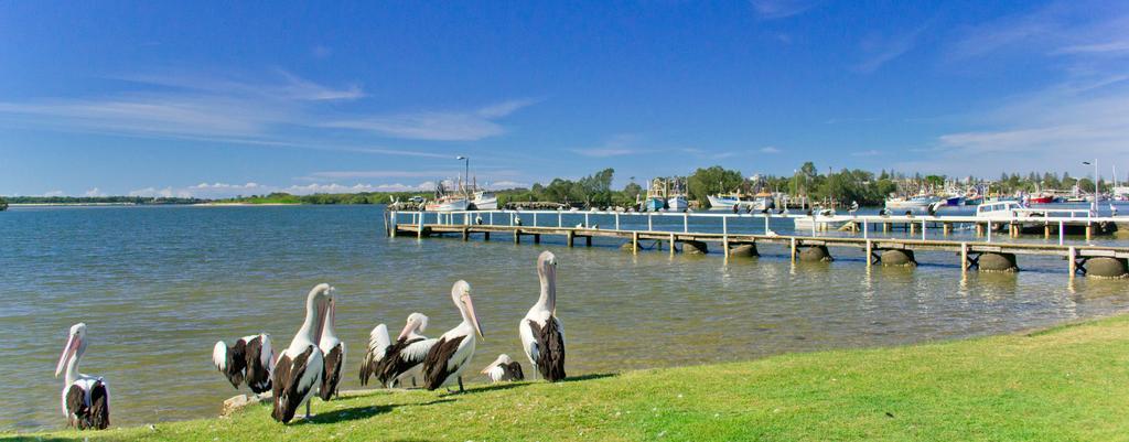 Moby Dick Waterfront Resort Motel Yamba Exterior foto
